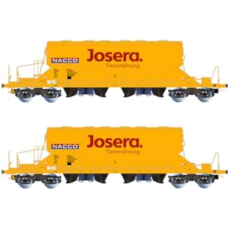 Rivarossi NACCO 2 Taoos Schwenkdachwagen, gelb JOSERA, Modell der Epoche VI
