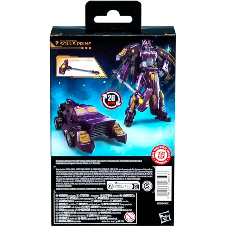Hasbro Transformers Deluxe Die Thirteen Solus Prime, 14 cm Action-Figur mit Schmiede Hammer-Zubehör – Bild 5