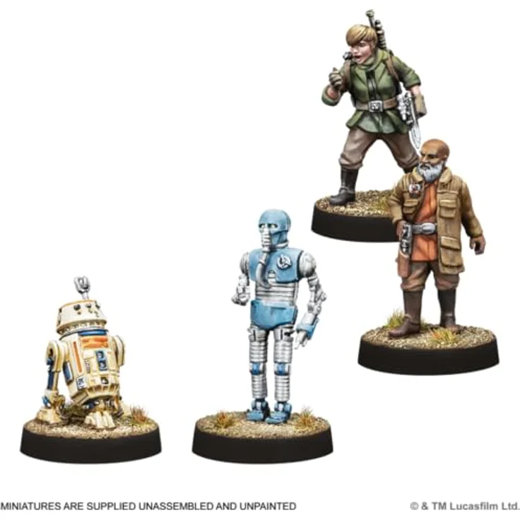 Chaosium Inc. Star Wars Legion Rebel Specialists, Miniaturen Spiel Erweiterung mit 4 strategischen Miniaturen und Kommando-Karten, EN Version – Bild 6