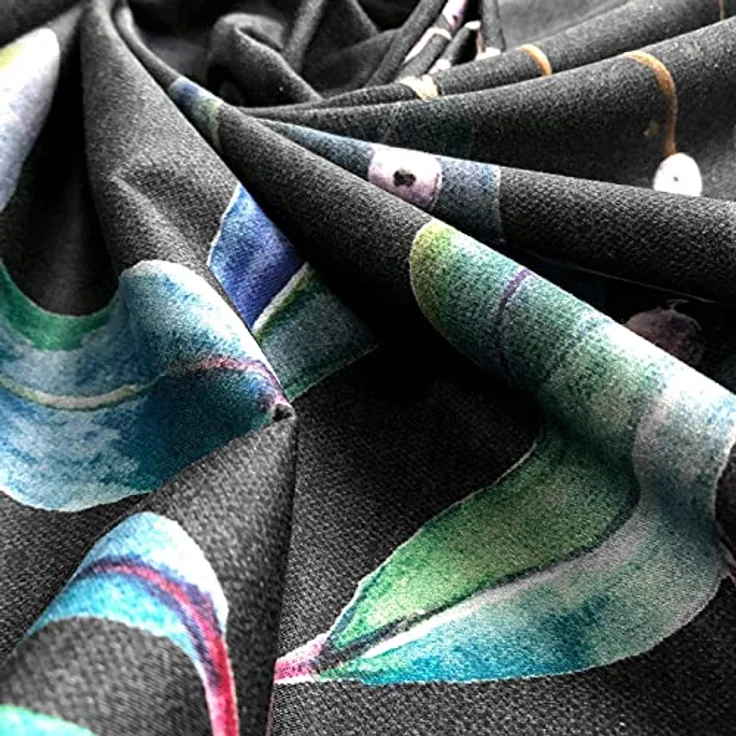 ESTELLA Mako-Satin Bettwäsche Midnight Multicolor 1 Bettbezug 135 x 200 cm + 1 Kissenbezug 80 x 80 cm – Bild 5