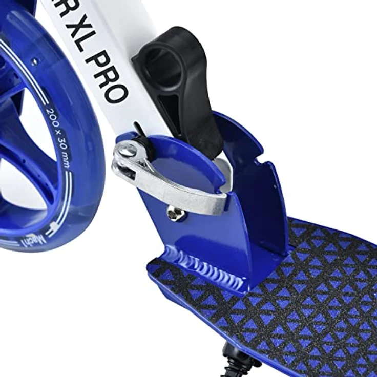 Mach1 Cityroller Kick Scooter ALU mit 200mm XXL Wheel Rollen, klappbar, Tragfähigkeit bis 100kg, Wahlweise mit LED Rollen – Bild 4