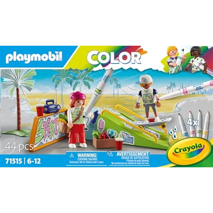 Playmobil® Konstruktions-Spielset Skatepark (71515), Color, (44 St), Made in Europe - Preisvergleich – Bild 4