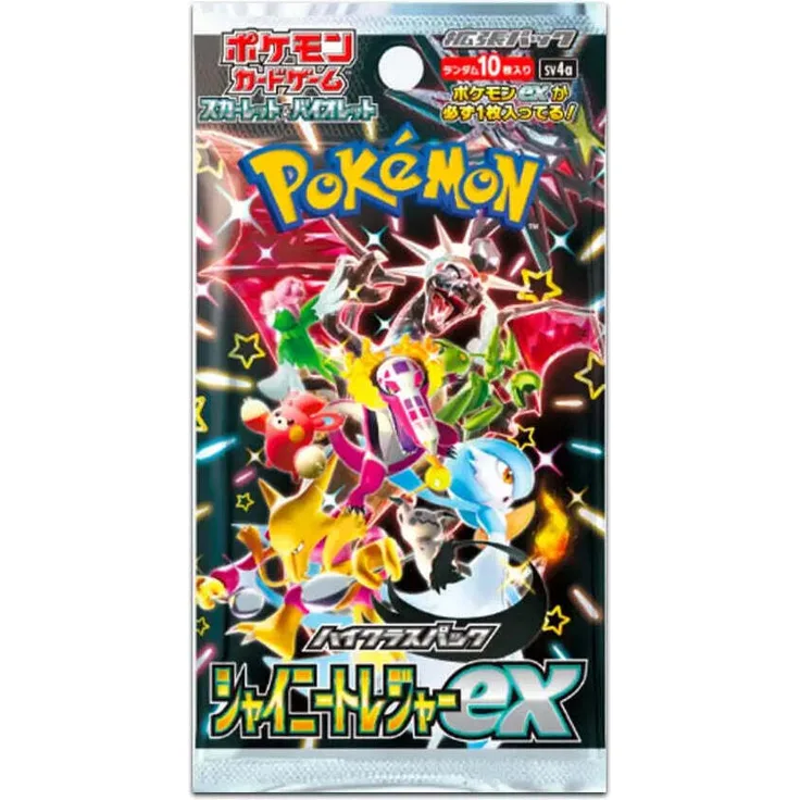 The Pokemon Company Pokémon Shiny Treasure ex Booster Japanisch, Sammelkarten für Sammler, ab 6 Jahren