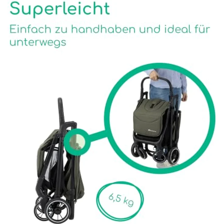 Bebeconfort Azur Kinder-Buggy, kompakt, leicht, automatisch klappbar, für 0–3 Jahre (15 kg) – Bild 5