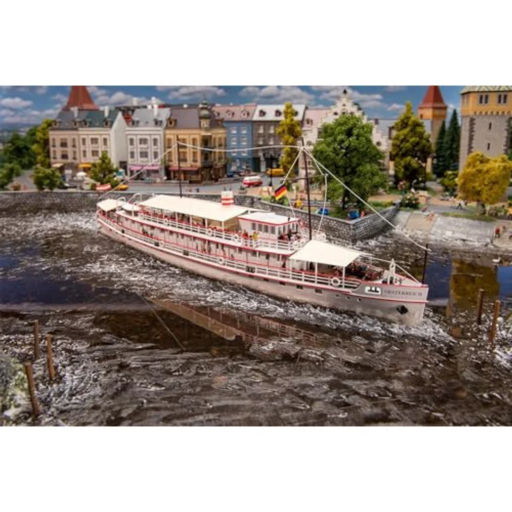 Faller Fahrgastschiff Oesterreich, Modell Schiff mit detailgetreuer Nachbildung – Bild 3