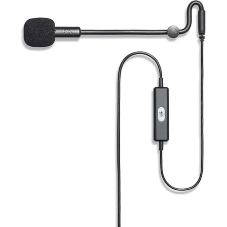Antlion Audio ModMic USB 2, Clip-On Mikrofon mit digitalem Stummschalter, schwarz – Bild 2