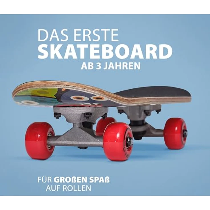 Apollo Kinder Skateboard, Monsterskate 20x6" (51x15cm) | ABEC 3 Kugellager und Aluminium Achsen | Coole Designs für Mädchen und Jungs | Kinder Skateboard ab 3 Jahre - Preisvergleich – Bild 2