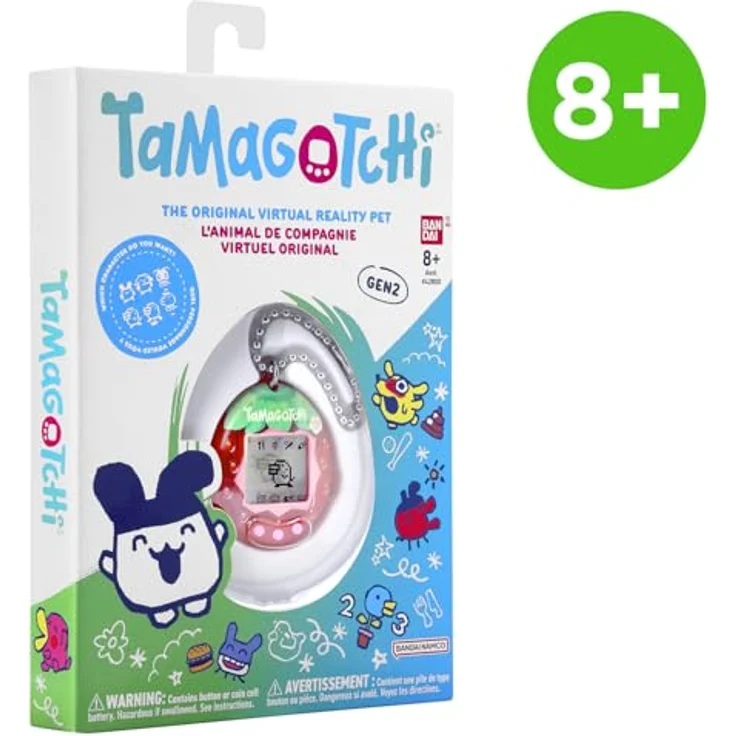 Bandai TAMAGOTCHI Interactive Digitalpet, Fresh Strawberry, mit originaler Programmierung, Pflege- und Interaktionsfunktionen – Bild 7