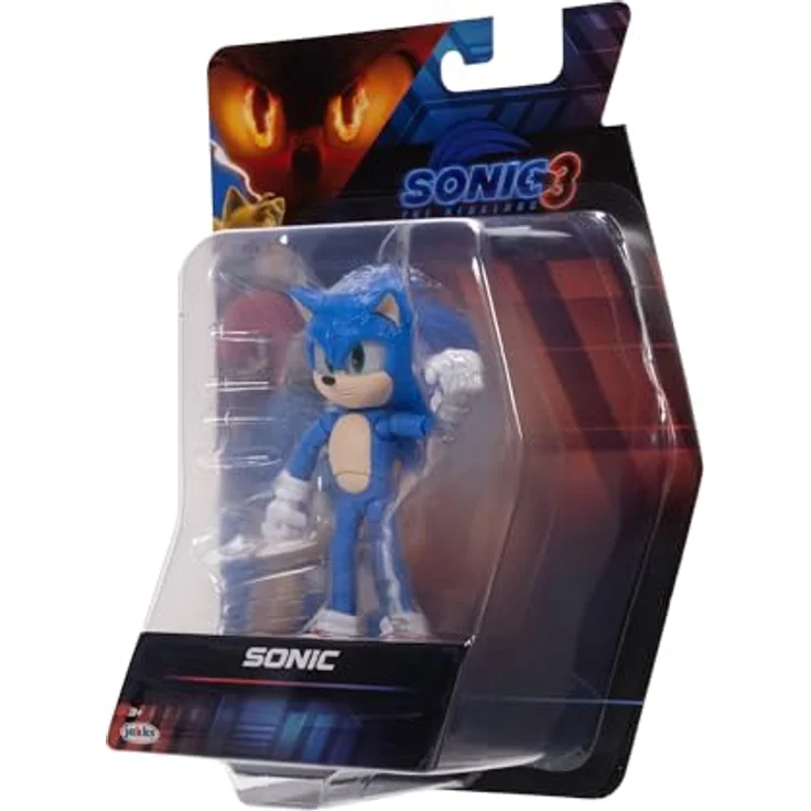 Sonic The Hedgehog 3 5" Sonic Figur mit 22 Gelenkpunkten, mehrfarbig – Bild 9