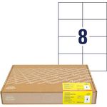 AVERY Zweckform 8024 Universal Etiketten, 2.400 selbstklebende Adressetiketten A7, 105x74mm, FSC-zertifiziert, 300 Blatt
