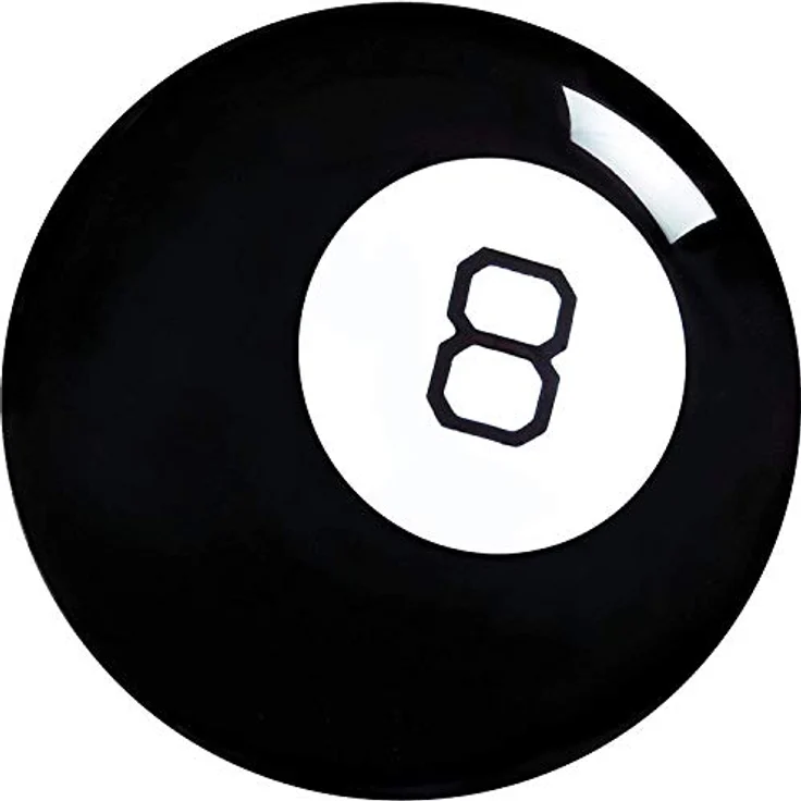 Mattel Magic 8 Ball, schwarz, 9 cm, englische Version – Bild 6
