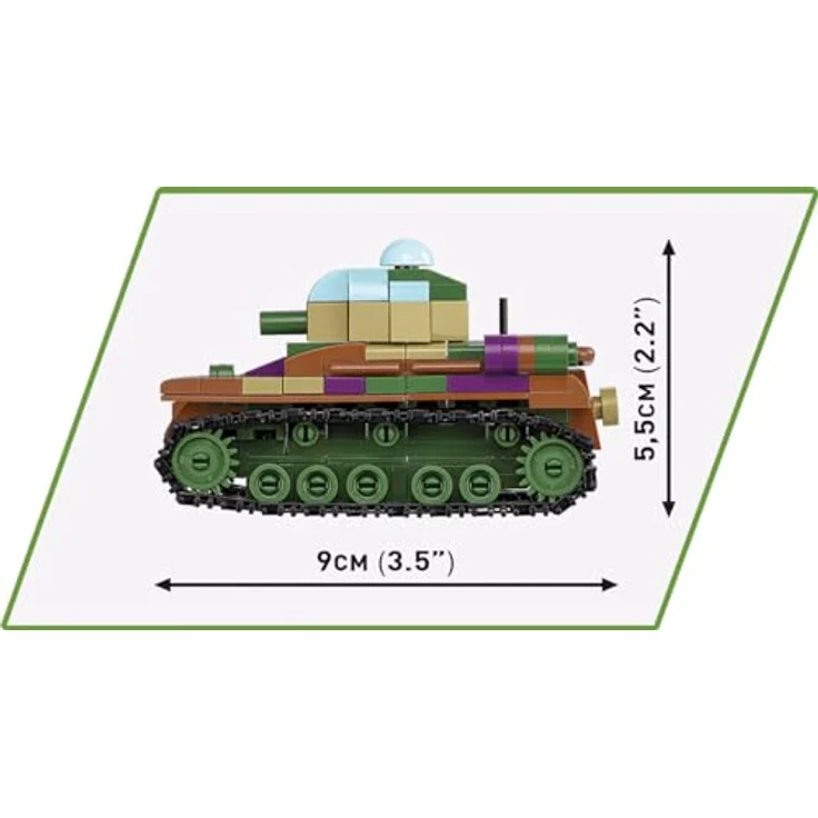 Cobi 2740 EXECUTIVE Museum Set - PAZER I, Valentine IX, Renault R35, 1:48 Modelle historischer Panzer, 595 hochwertige Elemente – Bild 7