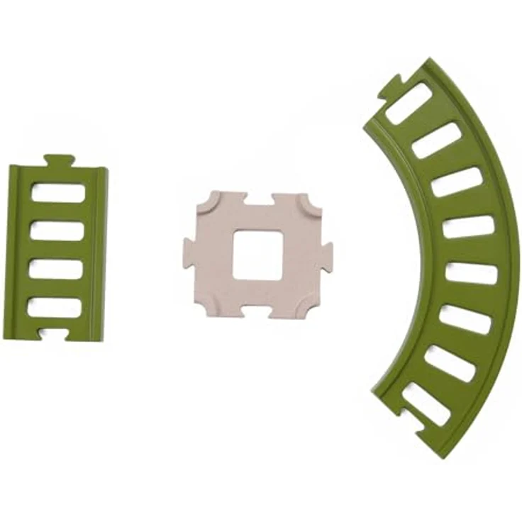 Chicco Eco+ Baby Railway 18-tlg. Eisenbahn-Set mit Schienen und Zug, aus 80 % recyceltem Kunststoff, für Kinder ab 18 Monaten – Bild 9