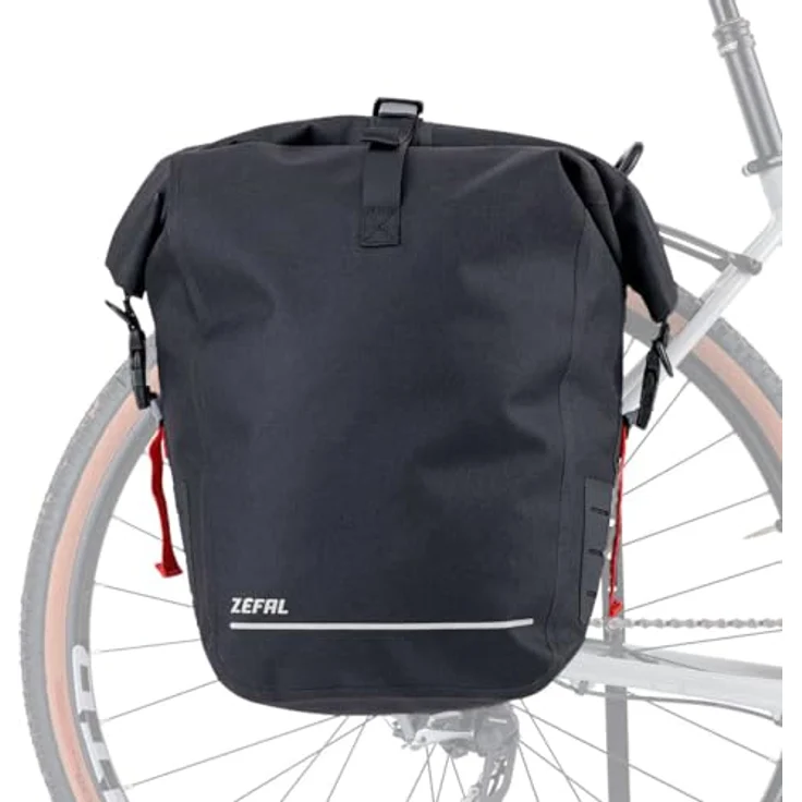 ZEFAL Z Traveler S20, wasserdichte Gepäckträgertasche mit 20 L Volumen, universell einsetzbar, Velcro-Befestigung, 995 g – Bild 1