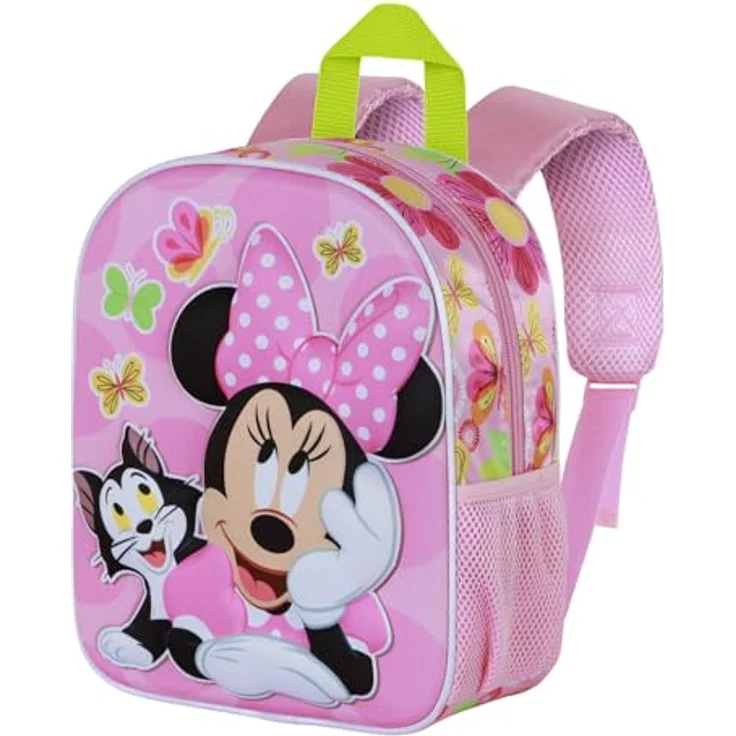 Disney Minnie Maus Kitten-Elite 3D Rucksack, rosa, Kindergartenrucksack mit gepolstertem Rücken, 25 x 30 cm, Kapazität 7 L – Bild 1