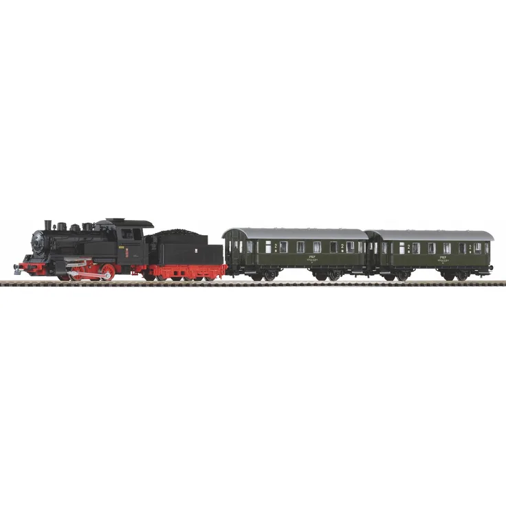Piko Start Set Dampflok Personenzug PKP A-Gleis,Bettung (Spur H0) by Piko - Modelleisenbahn