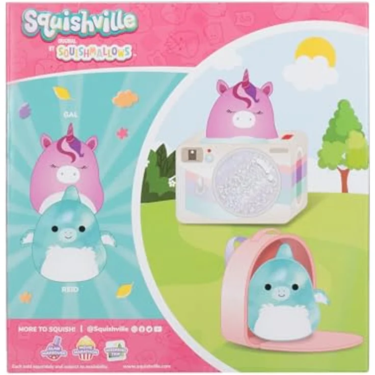 Squishville SQM0515 Accessoire Set Wochenend-Ausflug, superweiche Mini-Squishmallows, 5cm Plüschfiguren mit Zubehör – Bild 5