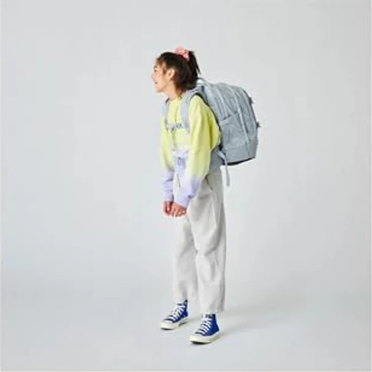 Satch Schulranzen-Set PACK Washed Blue, 3-teiliges ergonomisches Schulrucksack-Set mit Your-Size-System, anpassbar auf Körpergröße 1,40 - 1,80 m, 30 l Volumen – Bild 8