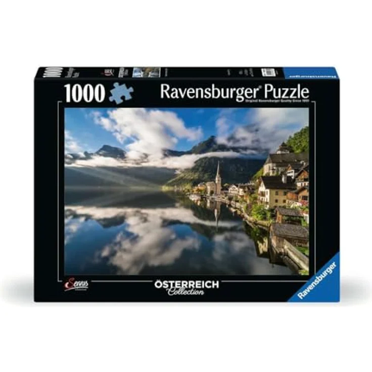 Ravensburger Puzzle 12000835, Sagenumwobenes Hallstatt, 1000 Teile für Erwachsene und Kinder ab 14 Jahren, reflexfreies Puzzlebild – Bild 1
