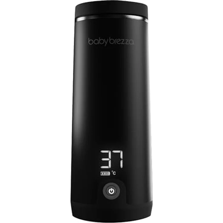 Baby Brezza SuperFast Portable Warmer, Tragbarer Muttermilch- & Wasserwärmer mit 4 Temperaturstufen, USB-C, gleichmäßige Erwärmung durch Sensor-Technologie, Edelstahl – Bild 3