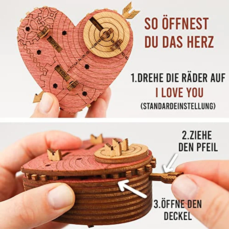 0785045811193 - Cluebox Tin Woodman`s Heart - Schatzkiste mit Codeschloss, ab 14 Jahren – Bild 4