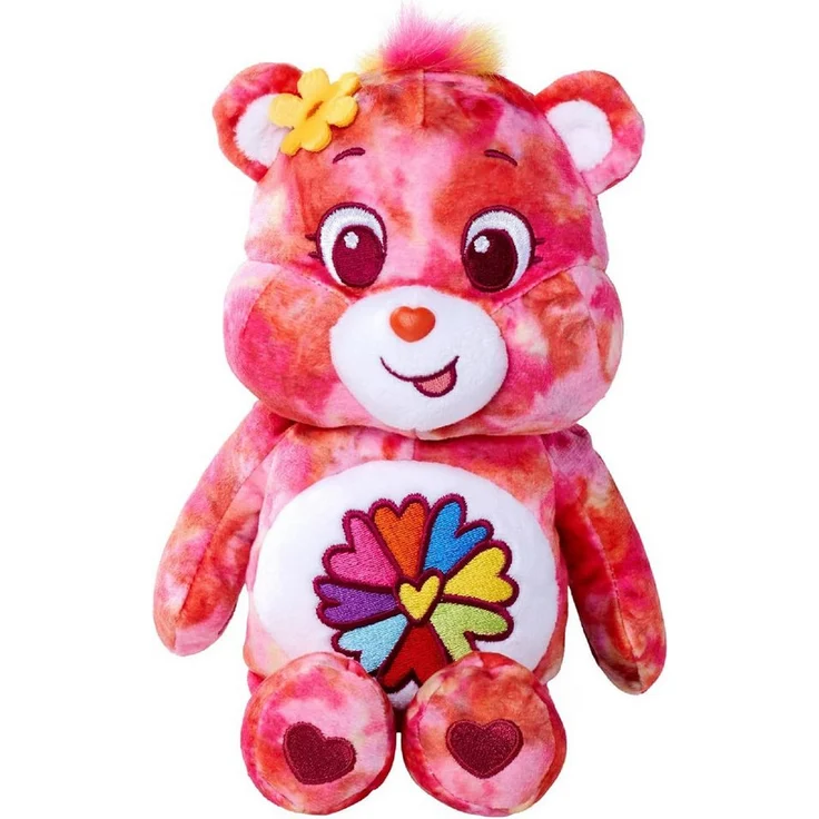 Glücksbärchis Plüschfigur Plüschtier, ca. 23 cm, weiches Kuscheltier für Kinder, bunt