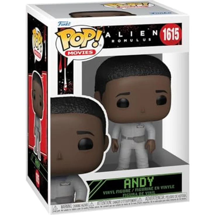 Funko Pop! Movies: Alien: Romulus - Andy - Vinyl-Sammelfigur - Geschenkidee - Offizielle Handelswaren - Spielzeug Für Kinder und Erwachsene - Movies Fans - Modellfigur Für Sammler - 9,5 cm - Hochwertiges Vinyl - Perfektes Geschenk - Erweiterung Ihrer Sammlung – Bild 1
