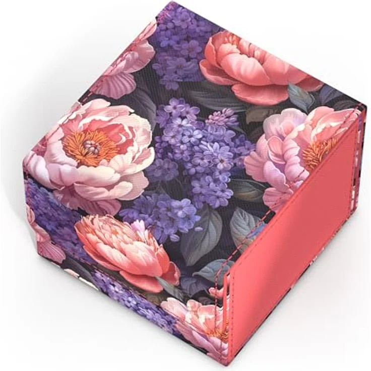 Ultimate Guard Sidewinder 133+ Xenoskin Deck-Box, wasserdichtes Xenoskin-Material, hochwertiges Mikrofaser-Innenfutter, starker Magnetverschluss, Floral Places III - Vivid Field – Bild 3