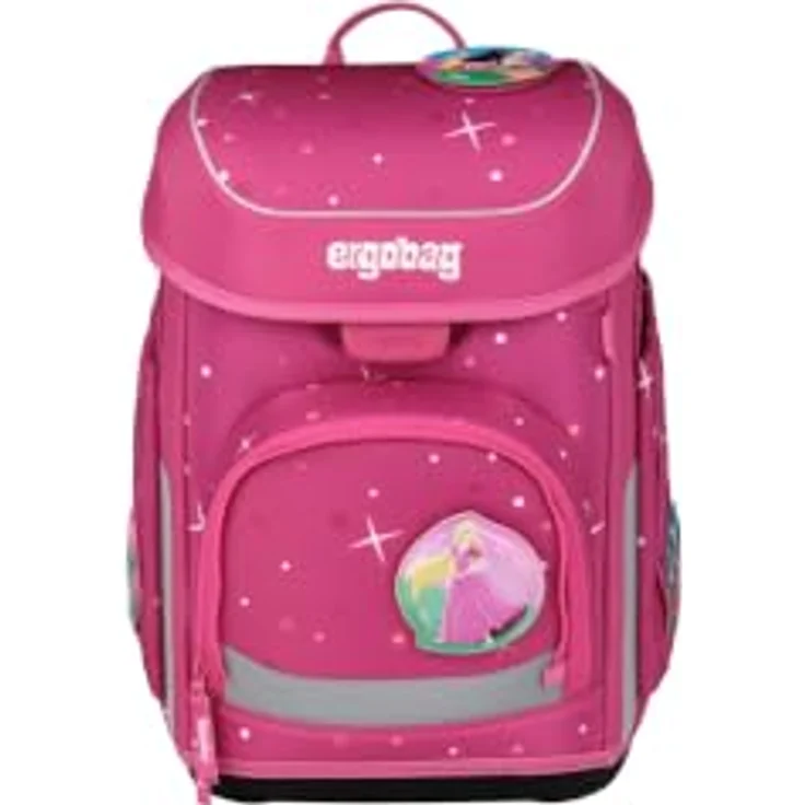 ergobag cubo Schulranzen-Set ZauBärschloss, 21 Liter Volumen, wasserabweisend, mit gefülltem Federmäppchen und Sportbeutel – Bild 2