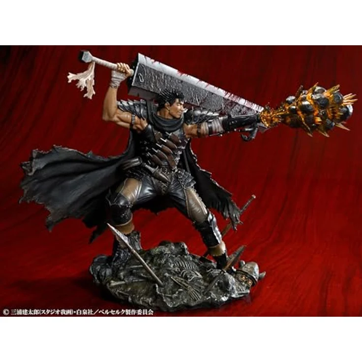 Medicos Entertainment Guts Black Swordsman Ver. Statue, 26,5 cm, Berserk, 1/7 Maßstab, detailgetreu gefertigt – Bild 3