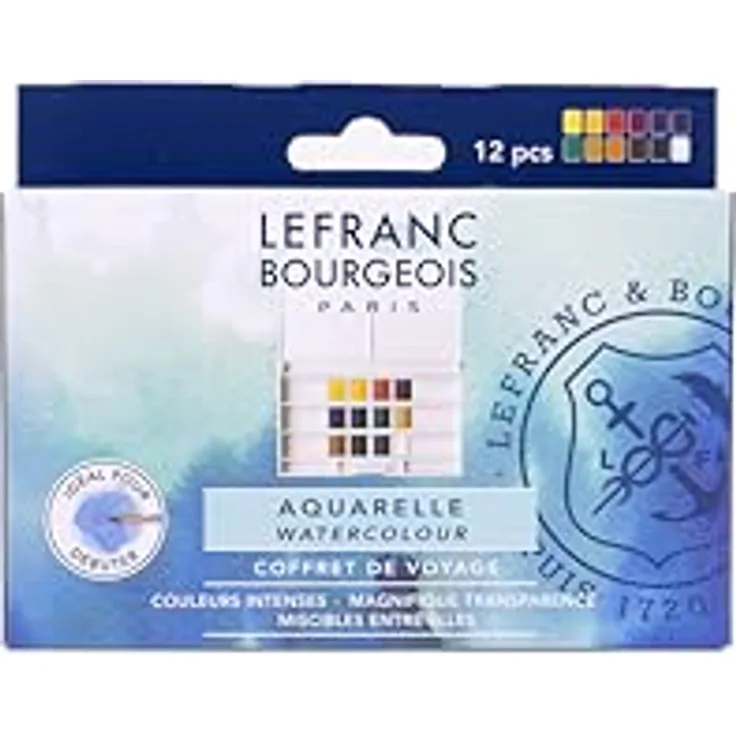 Aquarellfarben Set Malkasten Wasser color Lefranc & Bourgeois watercolor 601660