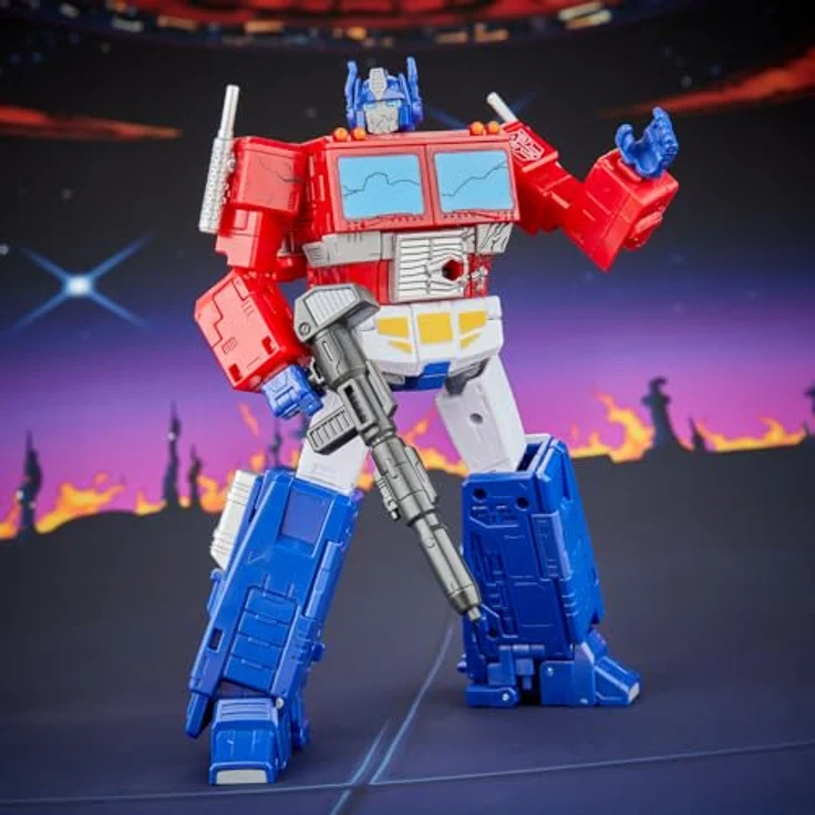 Hasbro The Transformers: The Movie Studio Series Leader Class Actionfigur MTMTE Collection, Optimus Prime, 18 cm, mit Leadership Matrix und Blaster, 40 Schritte Verwandlung – Bild 20