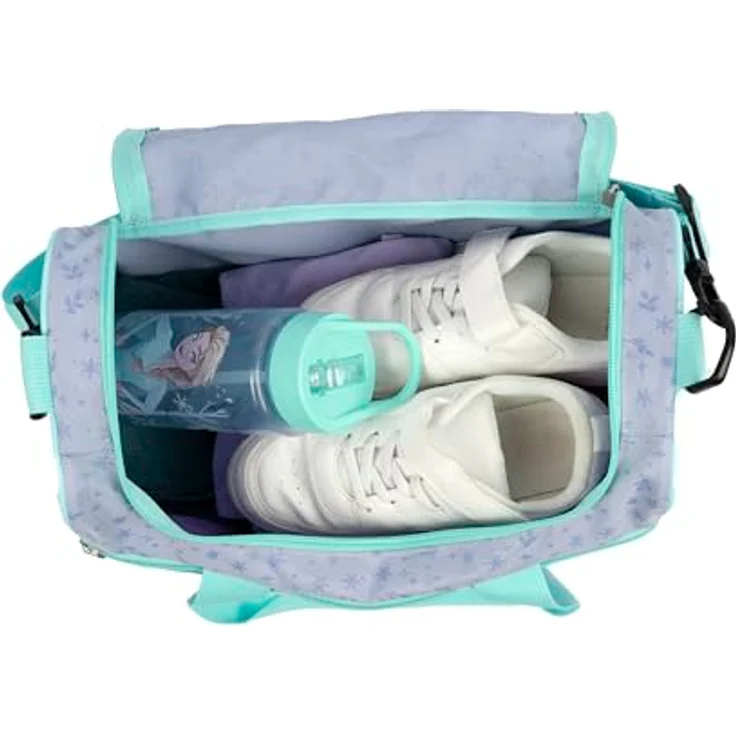 Scooli Sporttasche Frozen, Kindersporttasche mit 10,5 Litern Volumen, blau – Bild 3