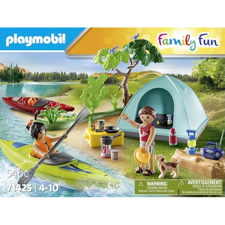 Playmobil® Konstruktions-Spielset Zelten (71425), Family & Fun, (54 St) – Bild 5
