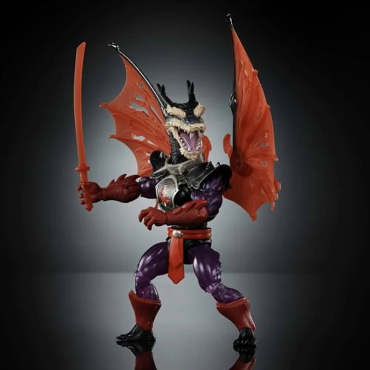 Mattel Masters of the Universe Turtles of Grayskull Mutated Ninjor Figur, 14 cm, detailreiche Actionfigur mit Zubehör – Bild 4