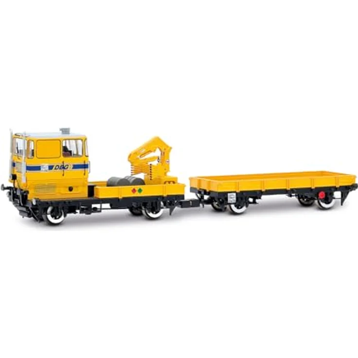 Rivarossi DBG Rottenkraftwagen Klv 53, gelb/blau, Ep. V-VI DCS, Modelleisenbahn-Wagen – Bild 2