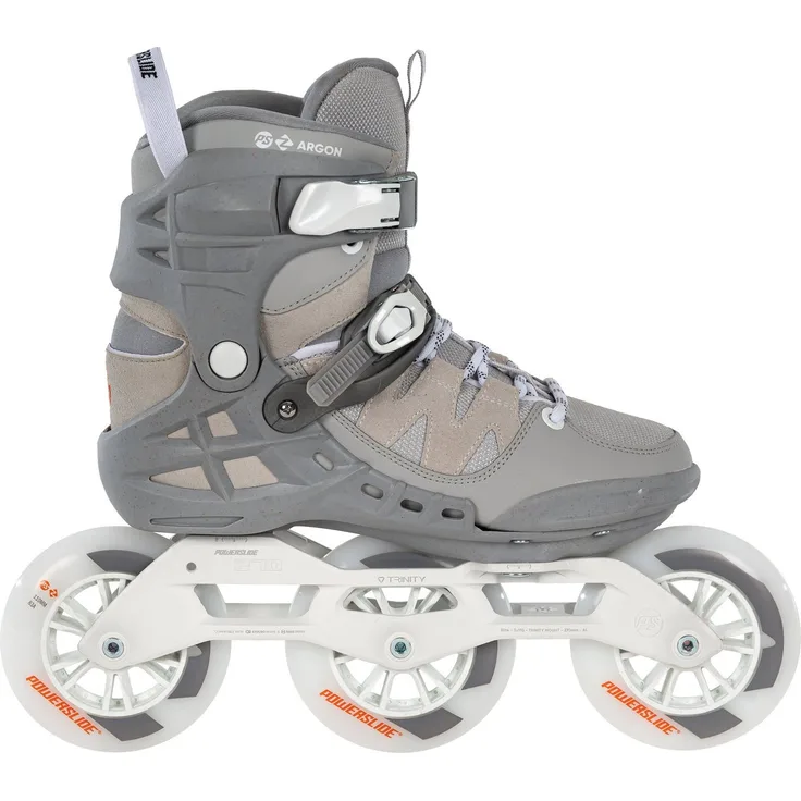 Powerslide Inlineskates Phuzion Argon Cement 110, Fitness Skate mit TRINITY-X Technologie, 110mm Rollen