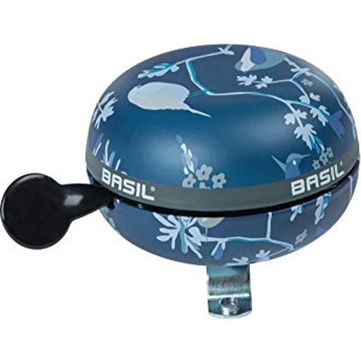 Basil B.V. Unisex – Erwachsene 2074013930-Fahrradglocke Fahrradklingel, Schwarz, 80 mm – Bild 1