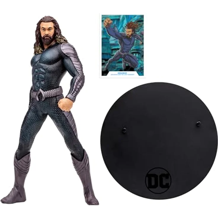 McFarlane Aquaman and The Lost Kingdom DC Multiverse Megafig Actionfigur Aquaman 30 cm, detailreich und beweglich, mit 22 Artikulationspunkten, in Fensterbox geliefert – Bild 4