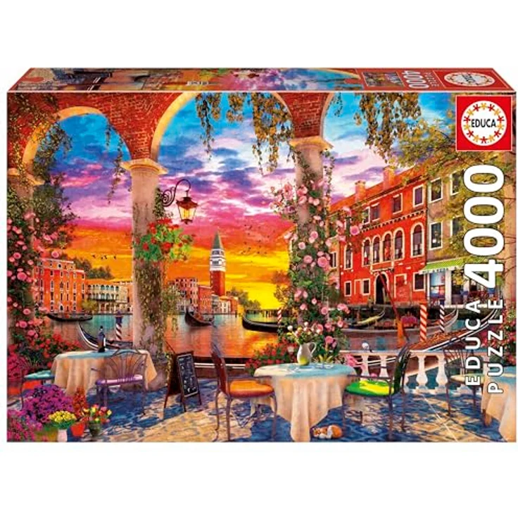 Educa 4000 Teile Puzzle Venedig, inkl. Service für verlorene Teile, 136 x 96 cm, für Erwachsene ab 14 Jahren – Bild 1