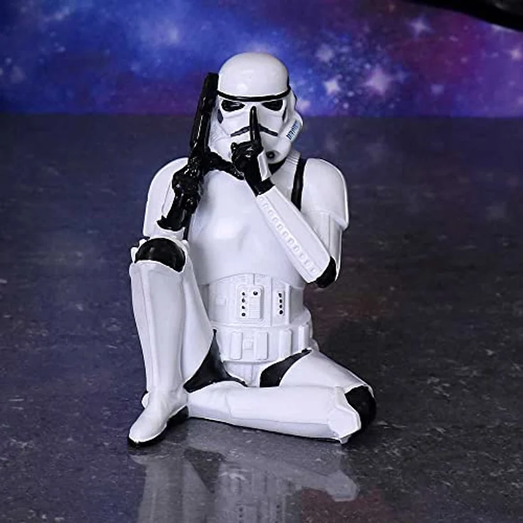Nemesis Now Original Stormtrooper Figur Speak No Evil, 10 cm, handgemalt aus Polyresin – Bild 6