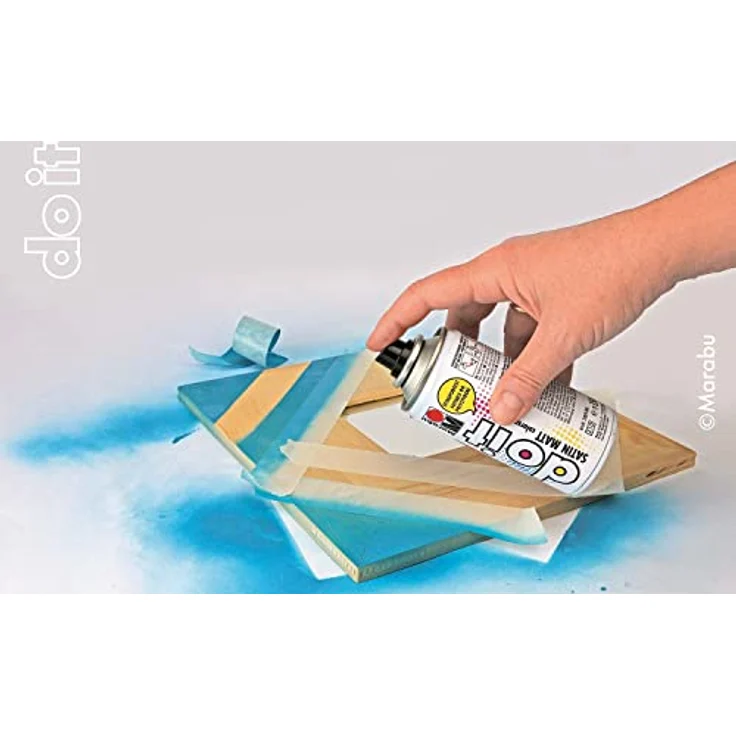 Marabu Do it Satin Matt dunkelgrün, Colorspray auf Acrylbasis, styroporfest, schnell trocknend, wetterfest, 150 ml Sprühdose – Bild 4