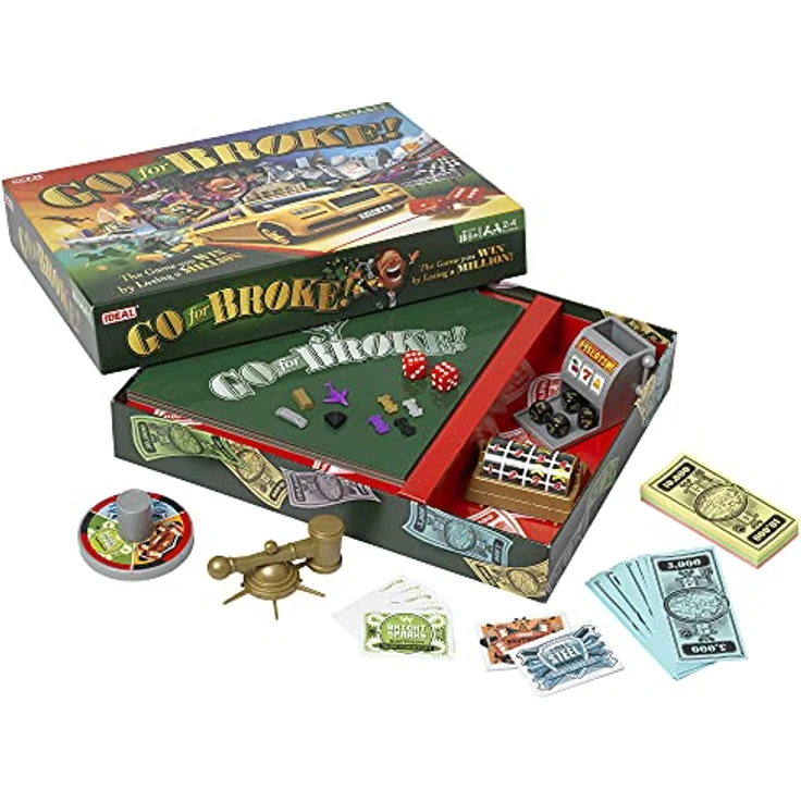 IDEAL Go for Broke: The Game You Win by Losing a Million!, Classic Games for 2-4 Players, Ages 8+ – Bild 2