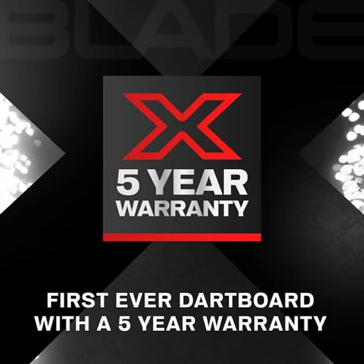 WINMAU Blade X, Professionelle PDC-Turnier Steeldartscheibe mit Next-Generation Pro Core Konstruktion und 5 Jahre Garantie – Bild 5