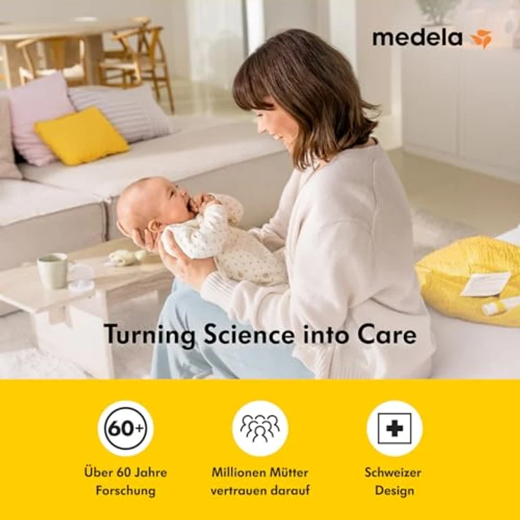 Medela Abpump-Bustier Hands-free, flexibles Milchpumpenzubehör, Weiß, Größe L – Bild 10