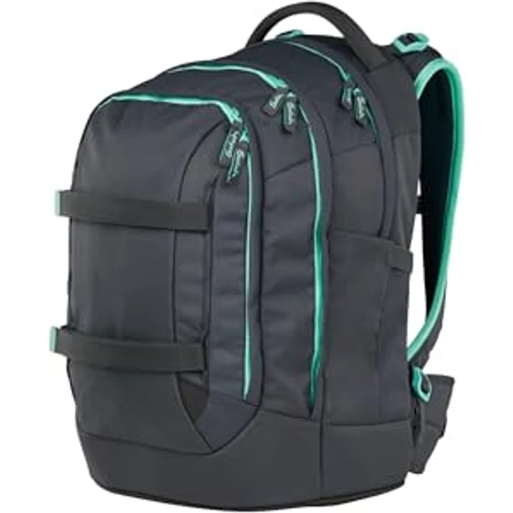 Satch Pack, Schulrucksack für die 5. Klasse, ergonomisch, 30L Stauraum, wasserabweisend, schwarz – Bild 2