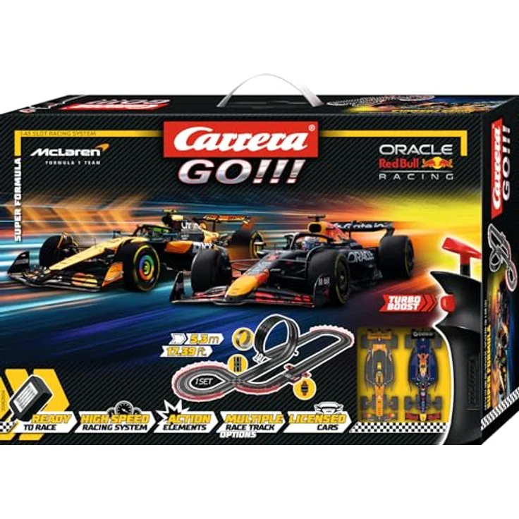 Carrera GO!!! Super Formula, hochwertiges Rennbahn Zubehör zur Erweiterung von Autorennbahnen, geeignet für Kinder ab 6 Jahren – Bild 2