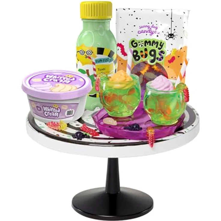 MGA ENTERTAINMENT Kreativset MGA's Miniverse - Make It Mini Diner: Halloween mit 4 Beetlejuice-Rezepten und UV-Licht-Härtung – Bild 4