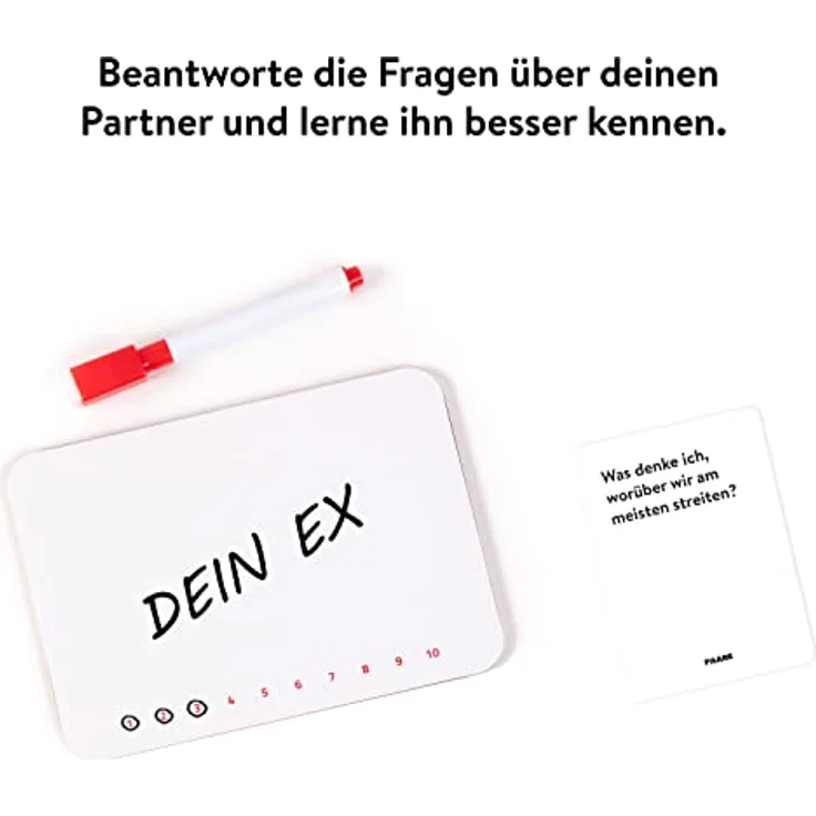 The World Game Kennst du Mich Paare, Fragenspiel und Kartenspiel für Paare auf Deutsch, 150 Fragen, für 2-6 Spieler, ideales Geschenk für Valentinstag oder Jahrestag – Bild 3
