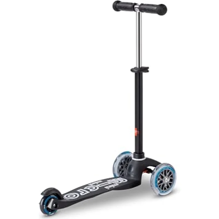 MICRO Micro Mobility Mini Micro Deluxe Black, Tretroller aus recyceltem Plastikmüll, verstellbare Lenkerhöhe, 67cm – Bild 4